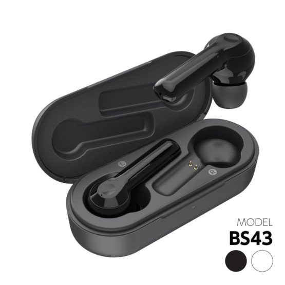 完全ワイヤレスイヤホン 防水タッチセンサー対応 Bluetooth5.0 BS43モデル
