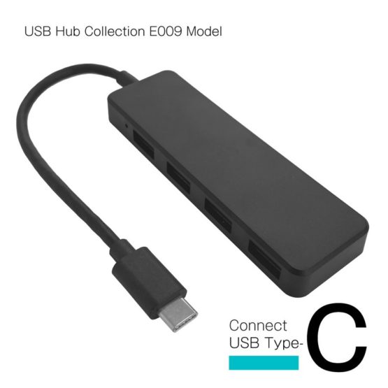 【送料無料】WEB限定販売 USBハブ USB3.1 Gen1 タイプC接続 USB-A×4ポート E009モデル
