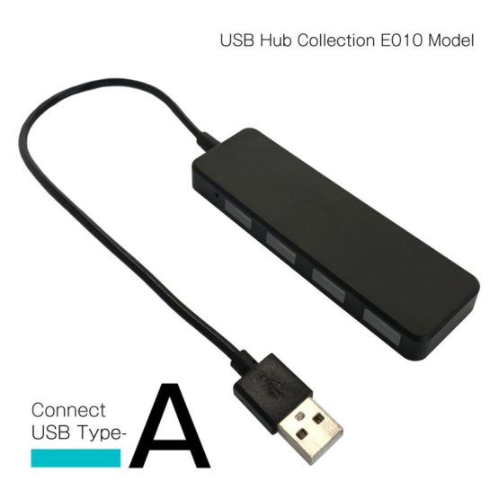 WEB限定販売 USBハブ USB2.0 タイプA接続 USB-A×4ポート E010モデル