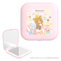 リラックマ コンパクトミラー LEDライト付き ピンク SX-EB011P-RK