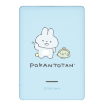 ぽかんとたん モバイルバッテリー 5000mAh ブルー 2.4A USB-A 2ポート SX-L103L-PT