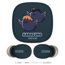 ハイキュー!! 完全ワイヤレスイヤホン 烏野高校 Bluetooth ver5.3 AAC対応 IPX4防滴 通話OK タッチセンサー HIK-BS75L-KR